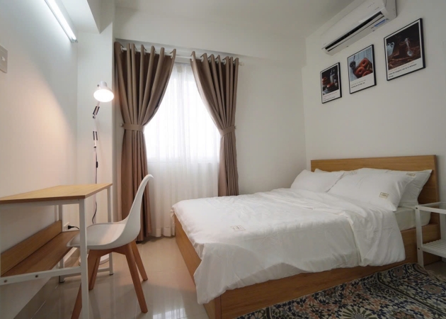 Phòng đầy đủ nội thất không gác