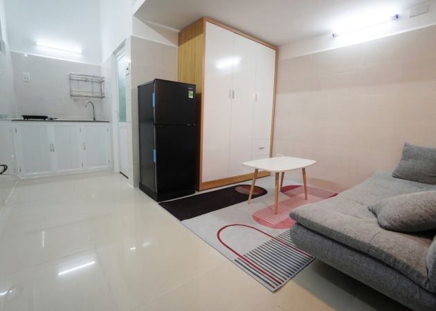 Phòng đầy đủ nội thất có gác